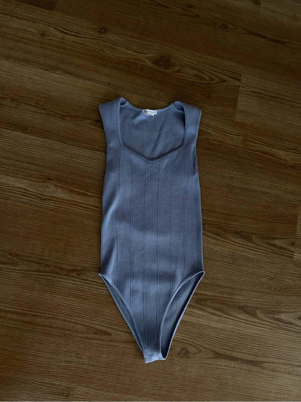 Zara Ribbed M-L Bodysuit - Picture 1 of 3